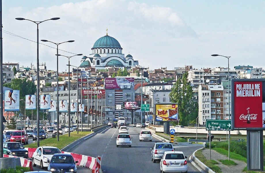 Fotografija gradskog saobraćaja u Beogradu