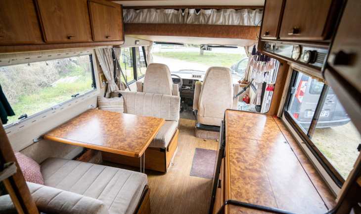 Unutrašnjost kampera